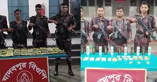 ঝিনাইদহ সীমান্তে পৃথক অভিযানে ভারতীয় ওষুধ-মাদক ও চোরাচালানি পণ্য জব্দ